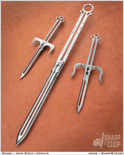 UPK-D Series - UPKnife defense series OTF style blades and daggers