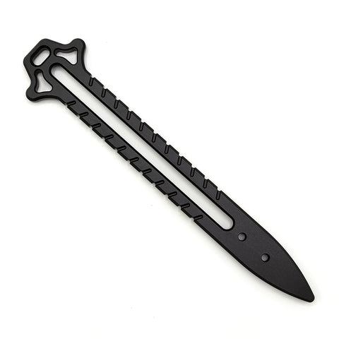 Black Hard-Coat Anodized 7075-T6 Handle - UPKnife