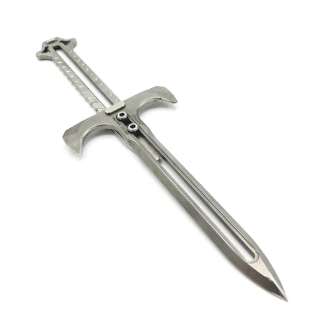 UPK-D2 Axe Quillion Dagger BrightMetal - UPKnife