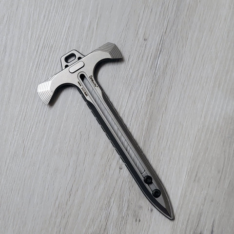 UPK-D2 Axe Quillion Dagger BrightMetal (Billet) - UPKnife