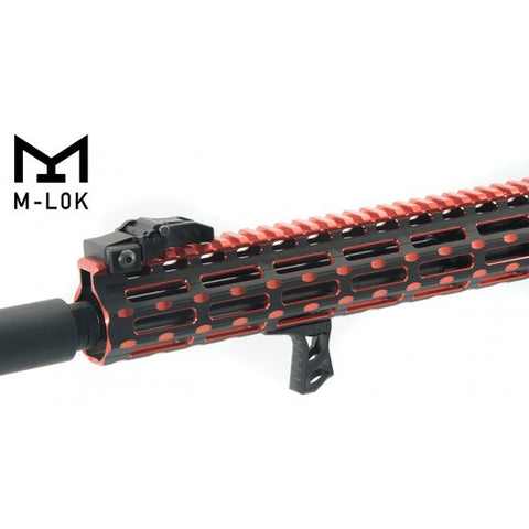 UTG M-LOK ULTRA SLIM HANDSTOP, MATTE BLACK - UPK