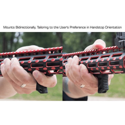 UTG M-LOK ULTRA SLIM HANDSTOP, MATTE BLACK - UPK