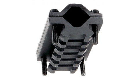 UTG UNIVERSAL SINGLE-RAIL RIFLE BARREL MOUNT, 5 SLOTS - UPKnife